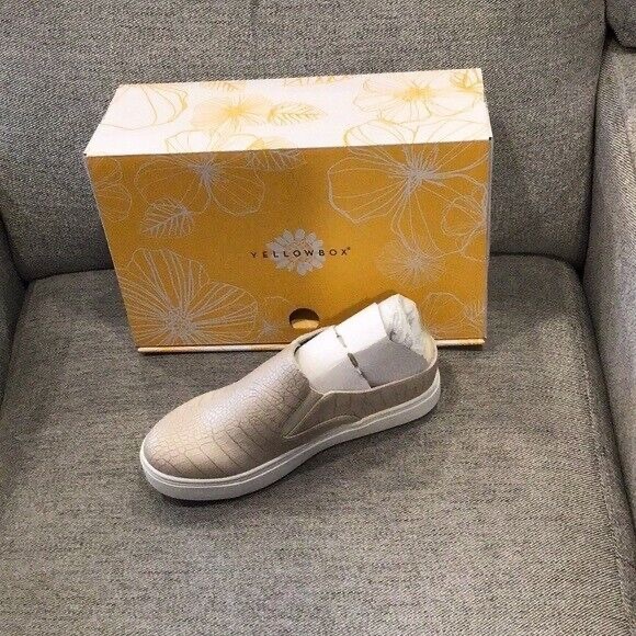 Yellow Box | Meredith Ivory Croc Embossed Mule Sneaker Various Sizes Available - Picture 6 of 10